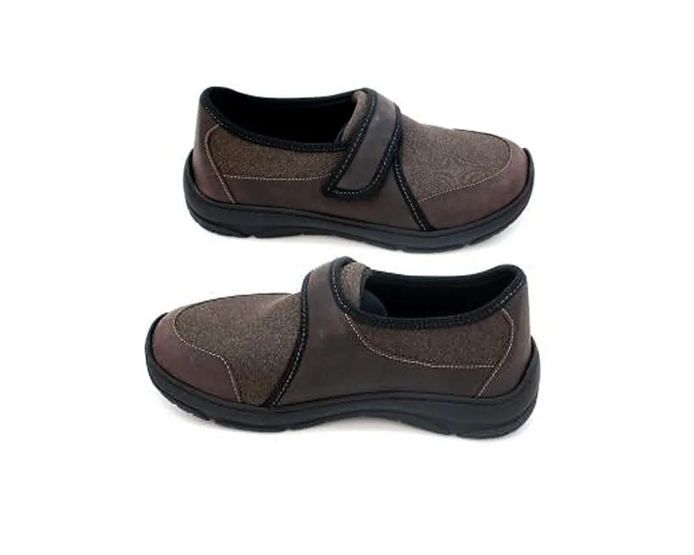 Orlando Brown Orthopedic Shoes | حذاء طبي لمرضى السكري