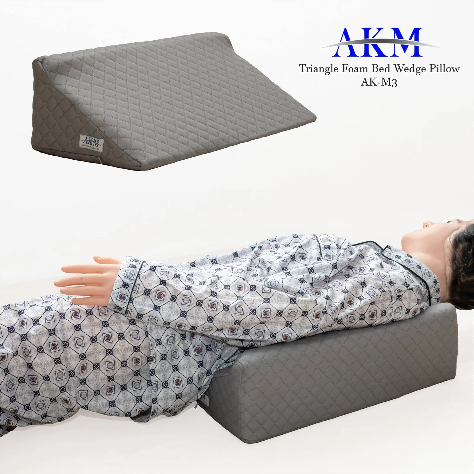 Triangle Foam Bed Wedge Pillow | مسند مثلث لتحديد وضعية المريض