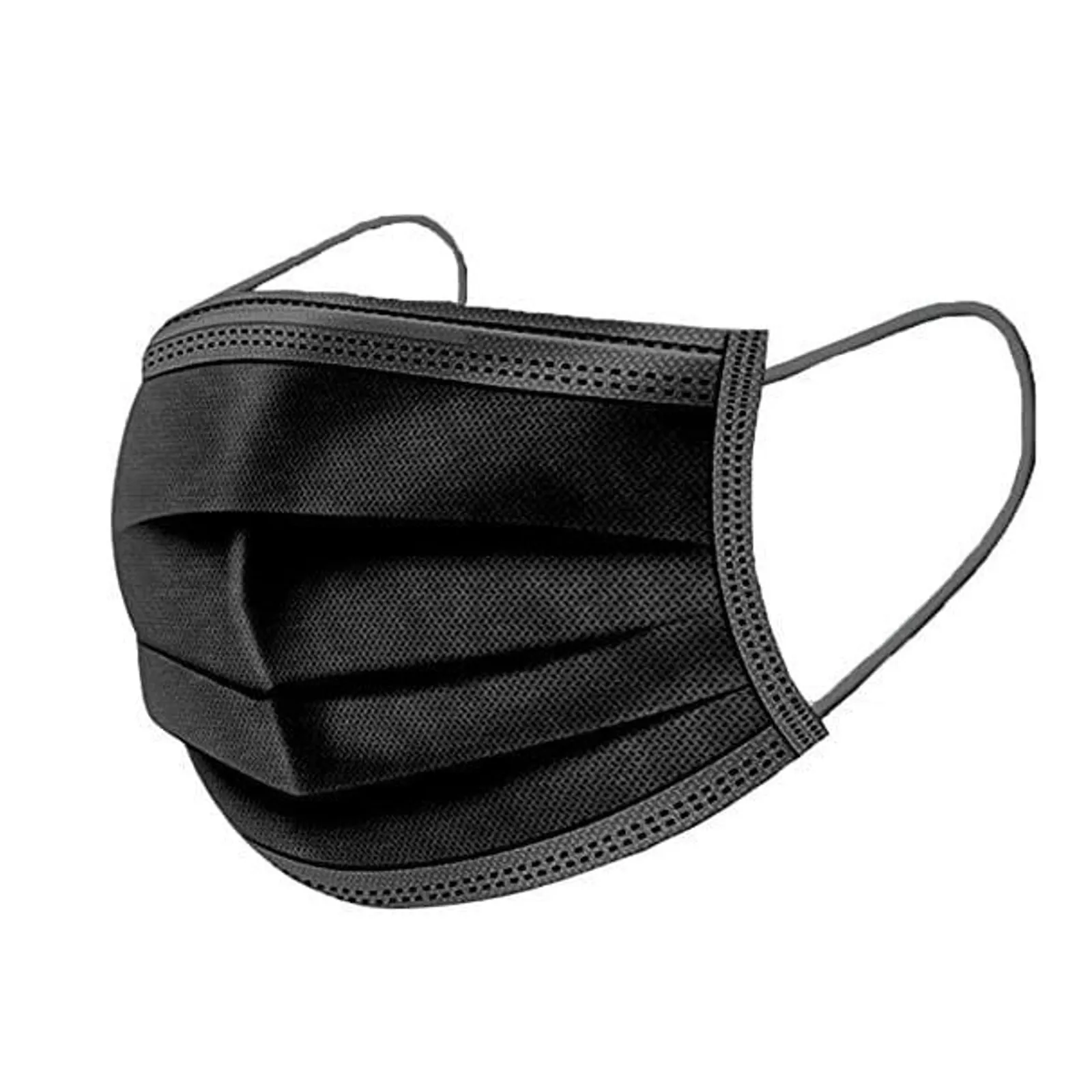 Black Facemask | ماسك قناع وجه وقاية من الفيروسات – اسود