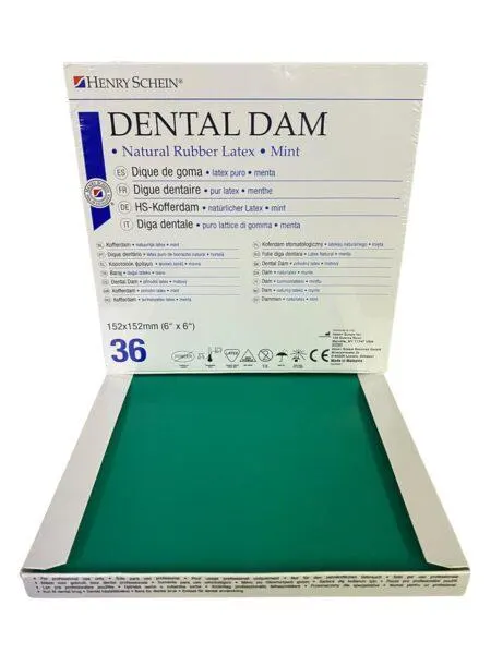 Henry Schein Rubber Dam 6×6 – 36pcs