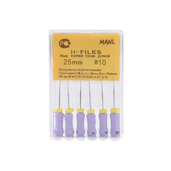 Mani H-Files #10- 25mm