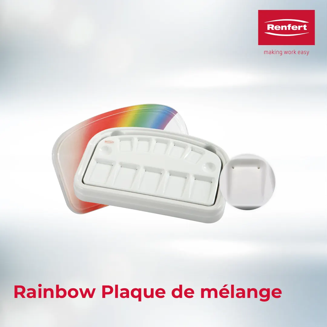 Rainbow Plaque de mélange Renfert