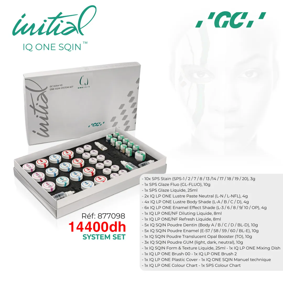 Initial IQ ONE SQIN Système Set