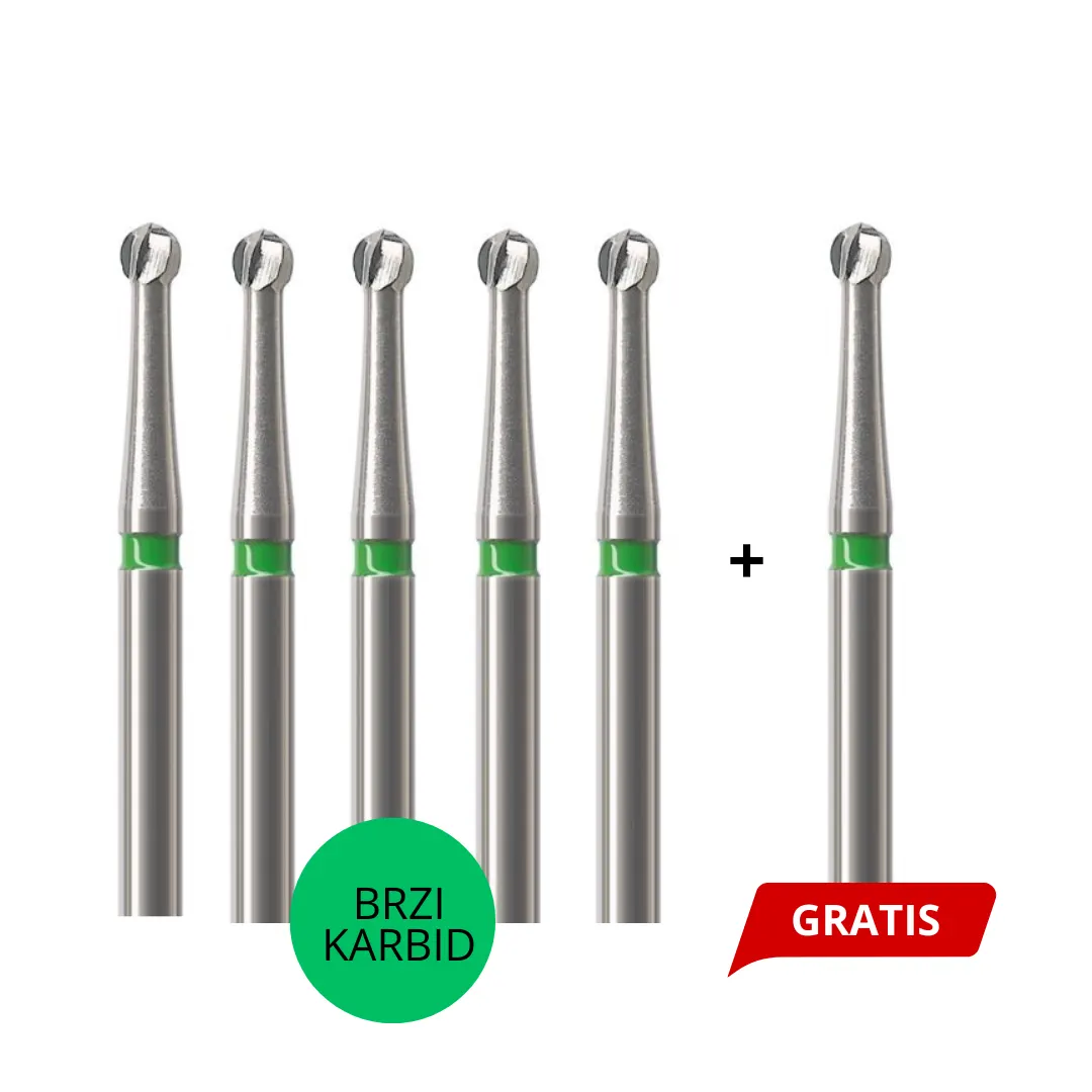 5+1 GRATIS Karbidni borer okrugli za kolenjak - H1S brzi (D04920)