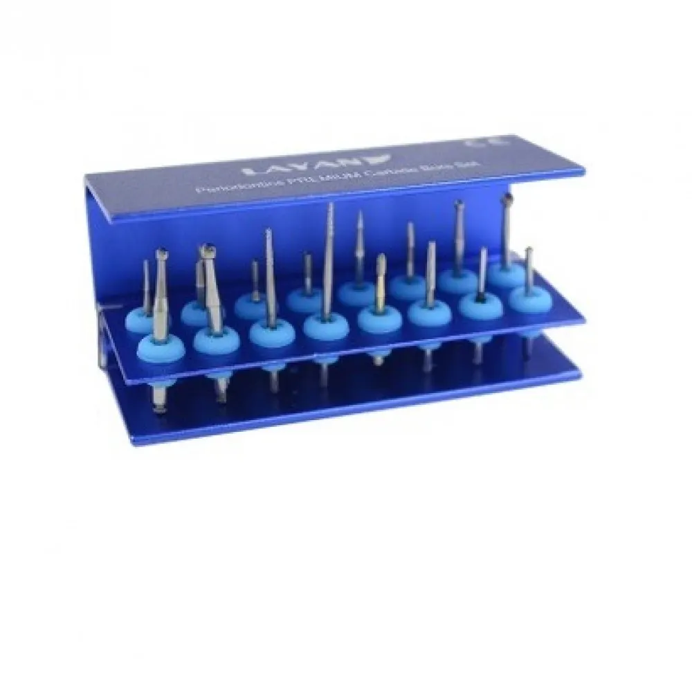 Periodentics Premium Carbide Burs set16/Box-BL-PPCB