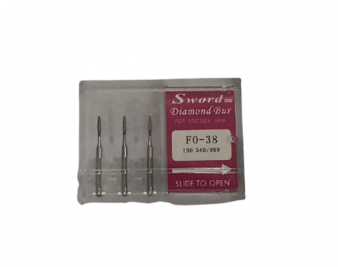 FG Diamond Bur ISO: 540/009-PK/3- FO-38