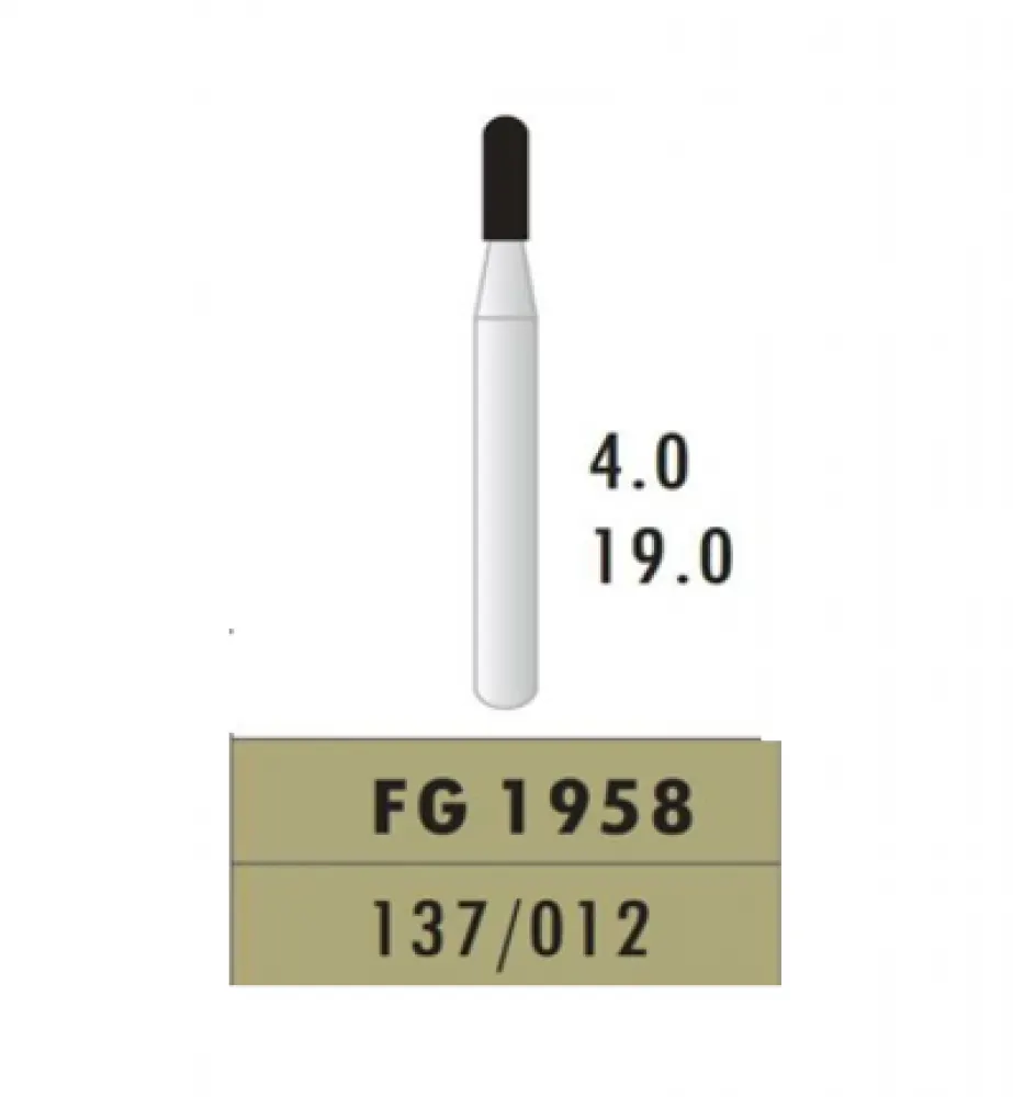 Layan Carbide Bur 19MM ( Pack of 5) 137/012 FG-1958