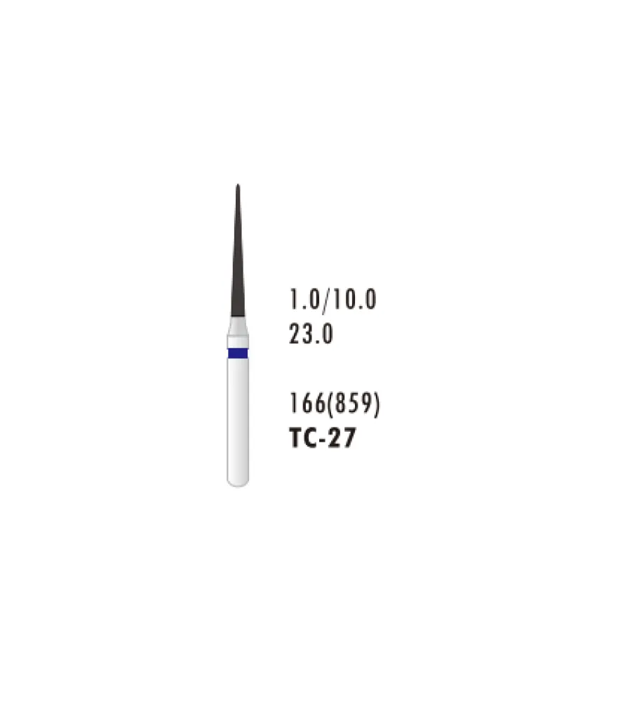 FG Diamond Bur ISO: 166/010 (pack of 5)- TC-27
