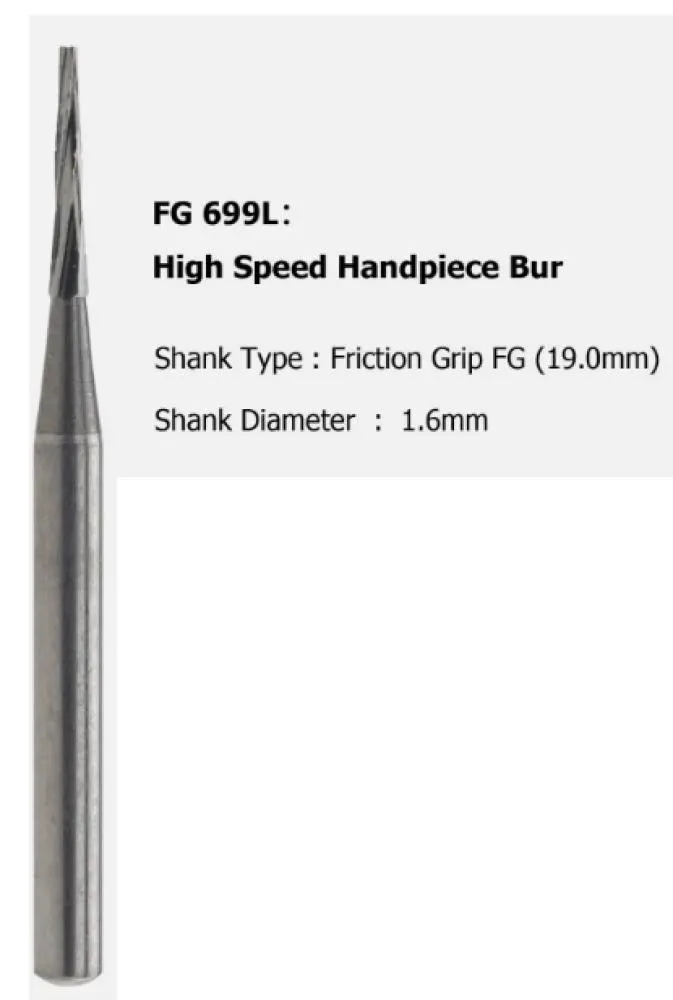 Layan Carbide Bur (Pack of 5 )- FG-699L