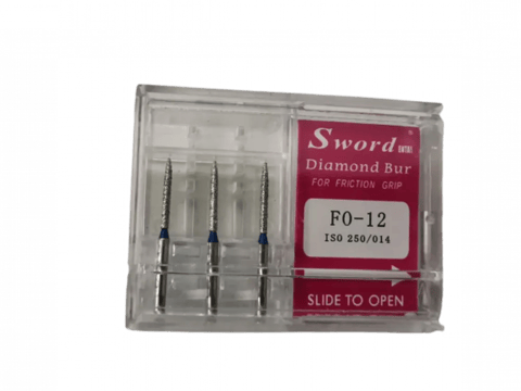 FG Diamond Bur ISO: 250/014 ( pack of 3 ) / FO-12