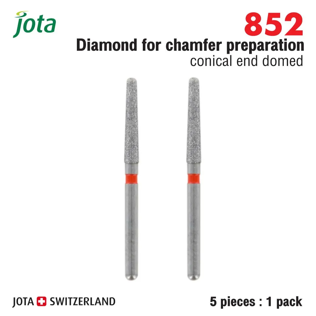 Diamond 852F chamfer preparation (D6)