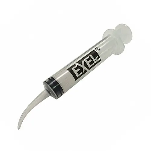 Irrigation Syringe 12 mL Curved Tips | 50/pkg