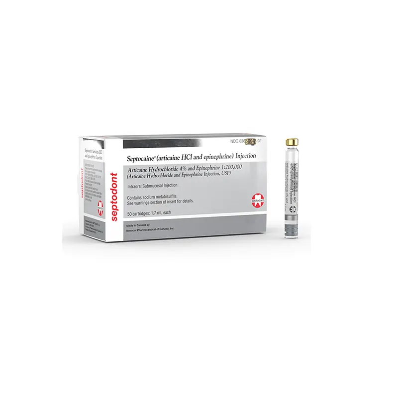 Septocaine [SILVER] Articaine 4%: 1:200,000 EPI