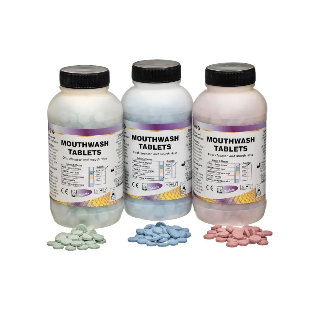 Mouth Wash Tablet Pink Thymol