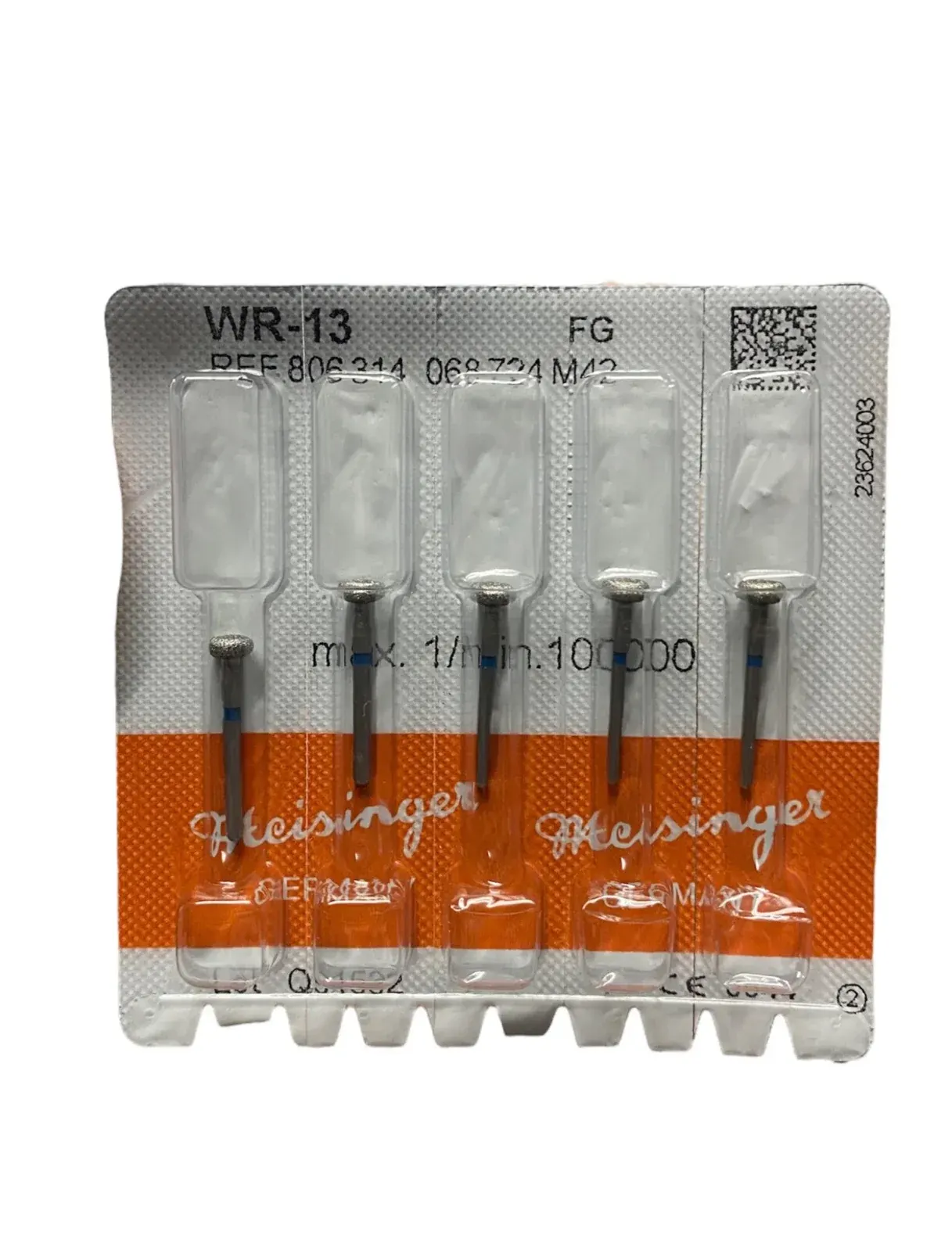 Meisinger Wheel Diamond Bur WR13 -5pcs
