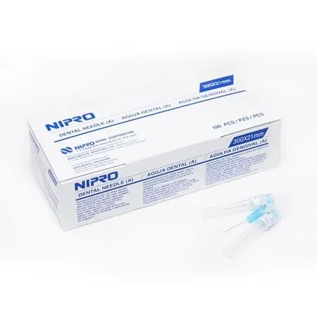 Agujas cortas 30×21 Nipro