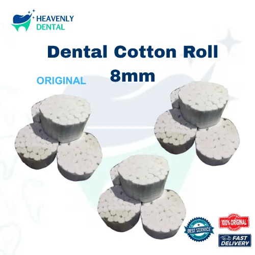 Dental Cotton Roll 8mm Kapas Gulung Gigi Cotton Rol Bundles