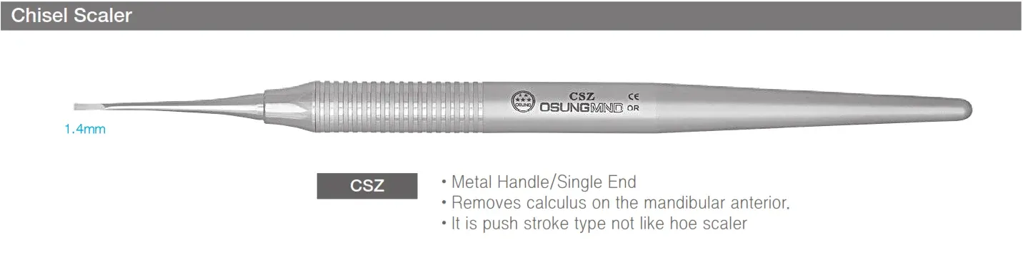 Osung Dental Chisel Scaler Merek Tipe CSZ Original