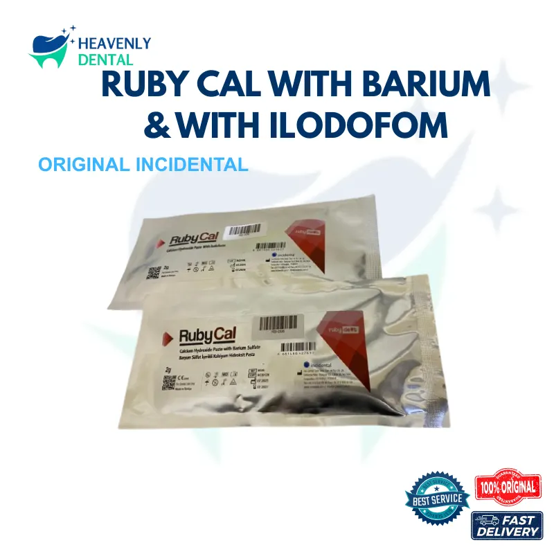 Ruby Cal Calsium Hydroxide Paste White Barium Sulfate | Ruby Cal Composite | Ruby Cal With Iodofom