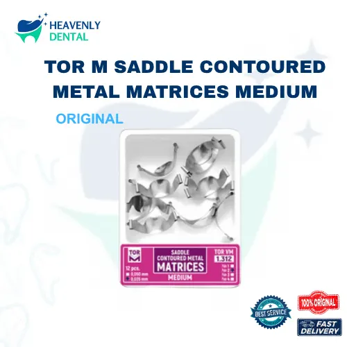 TOR M SADDLE 1.312 NO.2 | CONTOURED METAL MATRICES MEDIUM 12PCS
