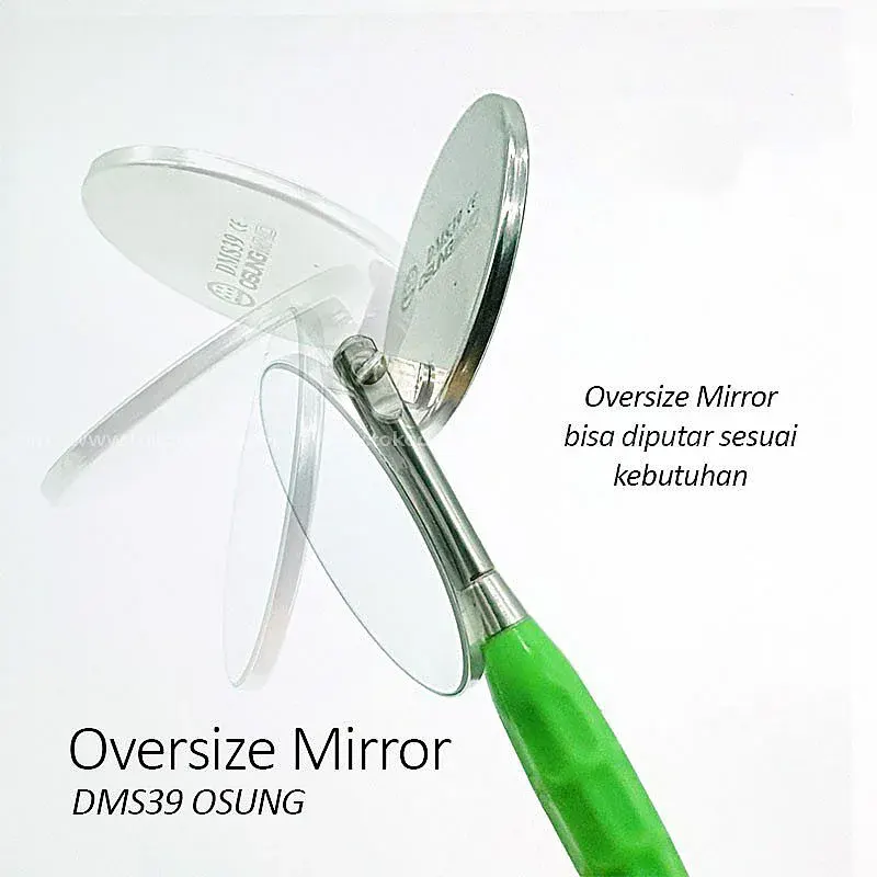 Osung Oversized Dental Mirror / Kaca Mulut Besar Bulat Original
