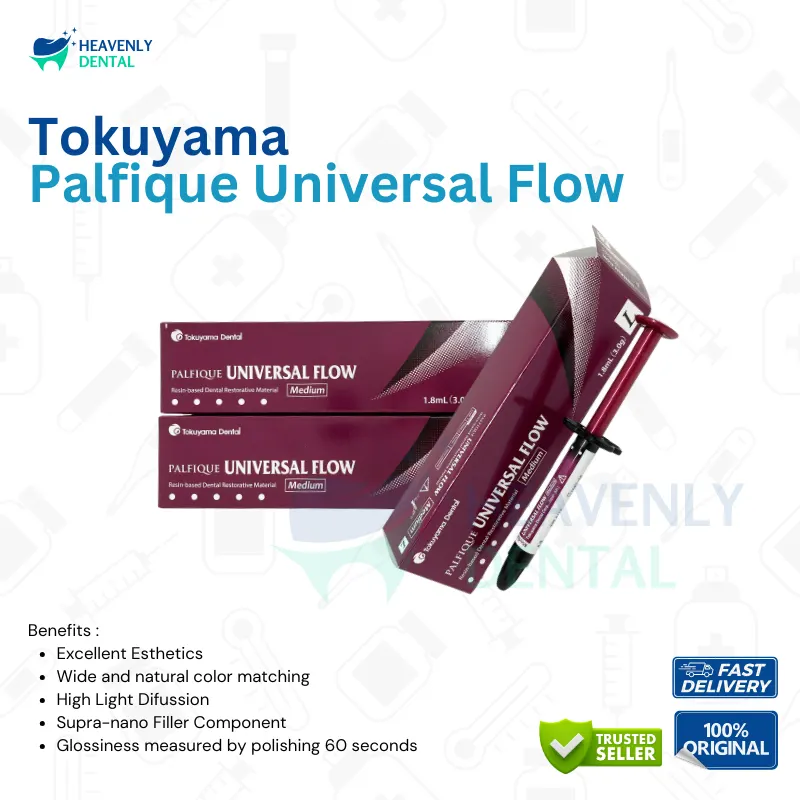 Palfique Universal Flow Resin Komposit Flowable Flow – Super Low dan Medium TOKUYAMA ORIGINAL