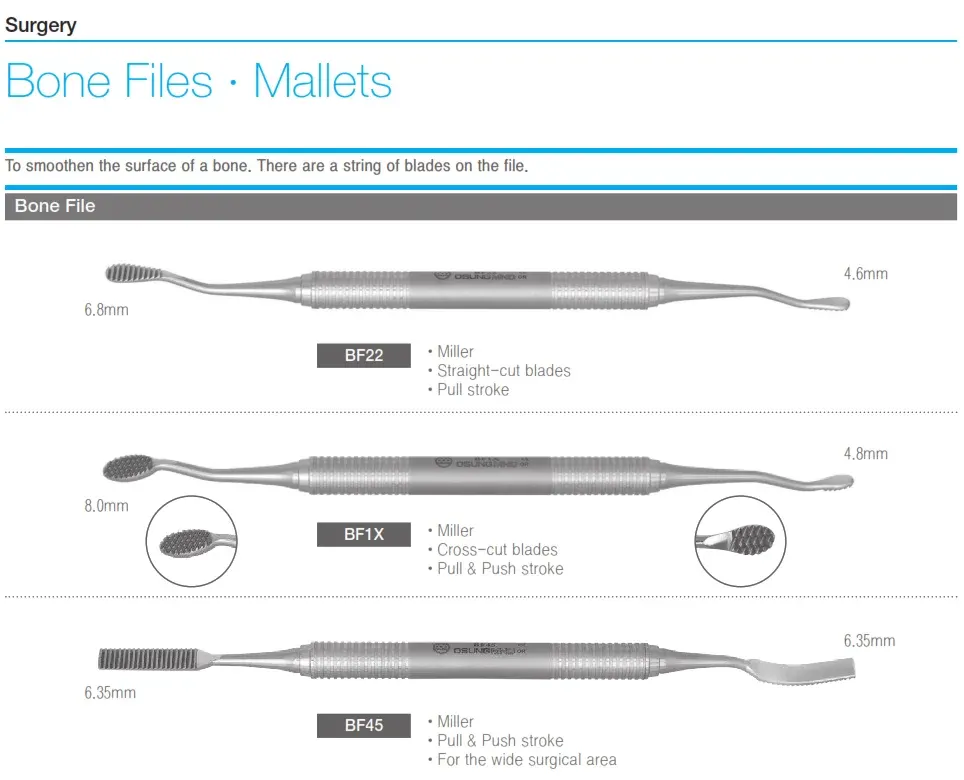 Osung Dental Bone File Original