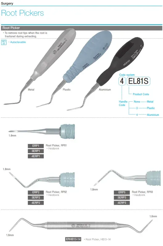 Osung Root Pickers / Dental Bein Gigi Original