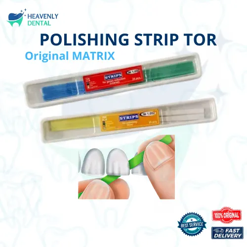 TOR POLISHING STRIPS / AMPLAS TIPIS / COMPOSITE / PITA POLES 25 PCS