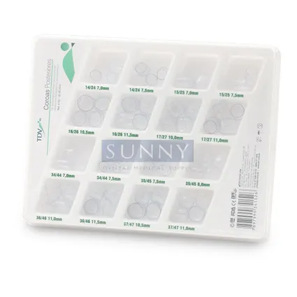 TDV Posterior Crowns – 64 Pieces