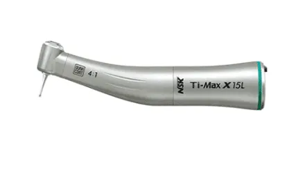 NSK Ti-Max X15L Titanium Optic E Type Lux Contra Angle Handpiece 4:1 Reduction For CA burs