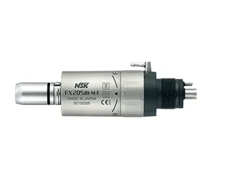 NSK FX205m E-Type Non-Optic Airmotor, S/S Body, Max 25,000min-1, Ext. Water Spray, Midwest 4 Port