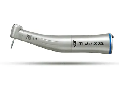 NSK Ti-Max X20 Titanium Non-Optic E Type Contra Angle handpiece 1:1 Speed ratio For FG burs