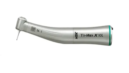NSK Ti-Max X10L Titanium Optic E Type Lux Contra Angle Handpiece 16:1 Reduction For CA burs