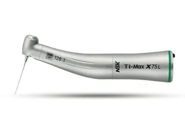 NSK Ti-Max X75L Titanium Optic Lux E Type Contra Angle Hpce 128:1 Reduction For CA burs & NTI files