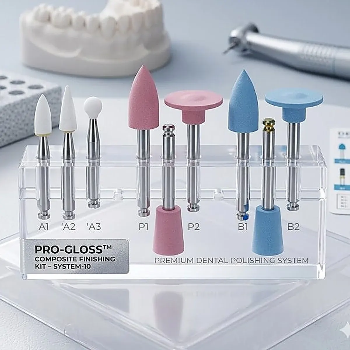 kit cupule polissage 9 pcs