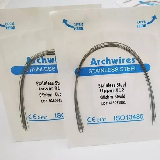 Stainless Steel Orthodontic Rectangular Archwires Assorted
