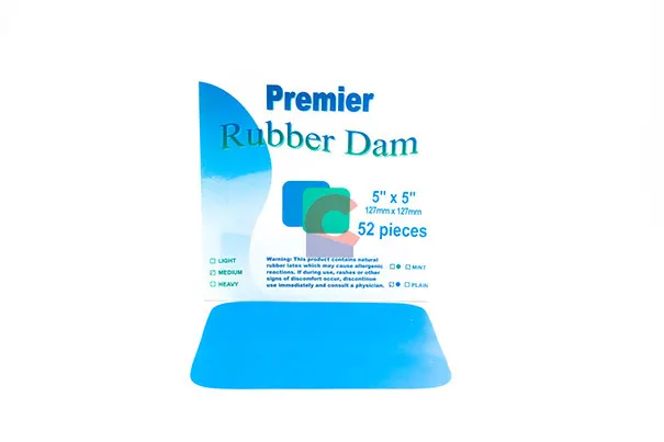Premier Rubber Dam Sheet 5×5 – 52pcs/box