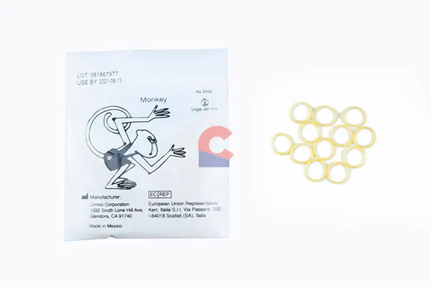 Ormco Elastics Monkey- Plain 3.5oz 3/8