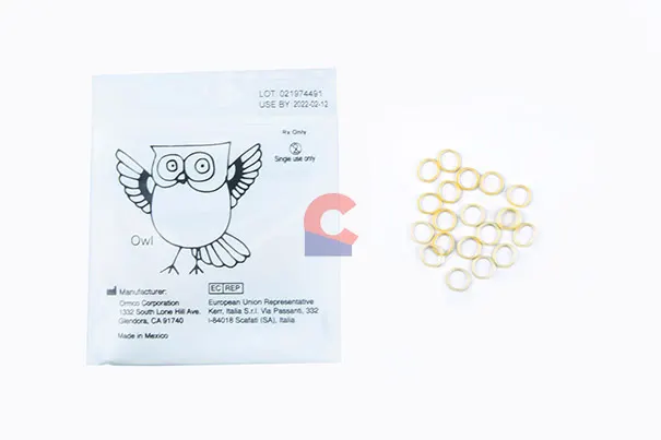 Ormco Elastics Owl- Plain 2oz 1/4