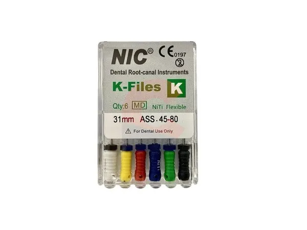 NIC NiTi K-File #45-80 L31