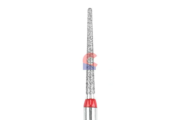 Dentex Diamond Burs #F324- Round End Taper Fine