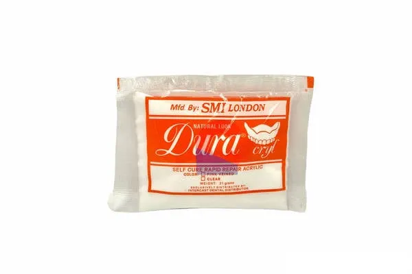 Duracryl Self-Cure Denture Powder Clear 21g