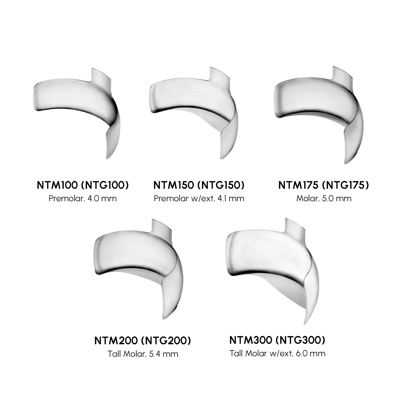 NiTin™ Full Contour Matrix Bands (Nitin™ Garrison Bands)