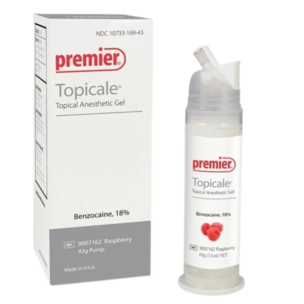 Topicale Gel Pump-Raspberry