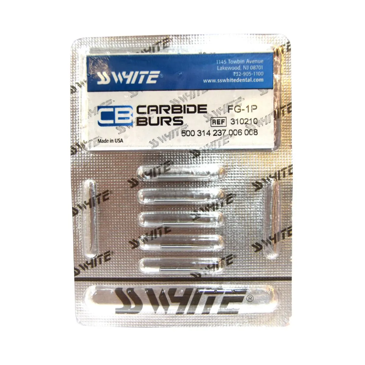 FG CARBIDE 1 PEAR – 5 PACK