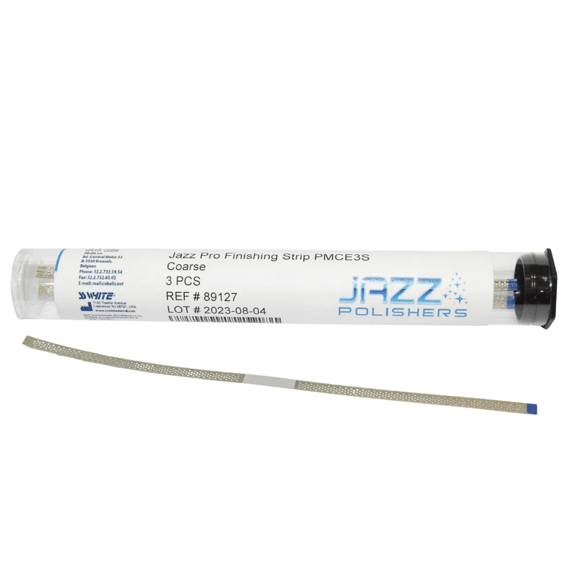 JAZZ FINISHING STRIP PORCELAIN-METAL-COMPOSITE PMCE3S COARSE 4x150mm- 3 PACK