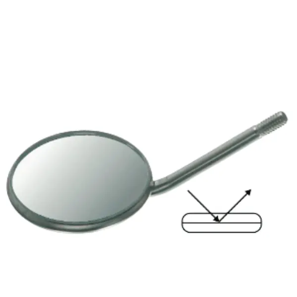 Standard Mouth Mirror, Fig.5,24mm, Flat, 12 pieces