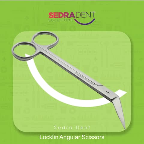 Locklin angular scissors 16 cm
