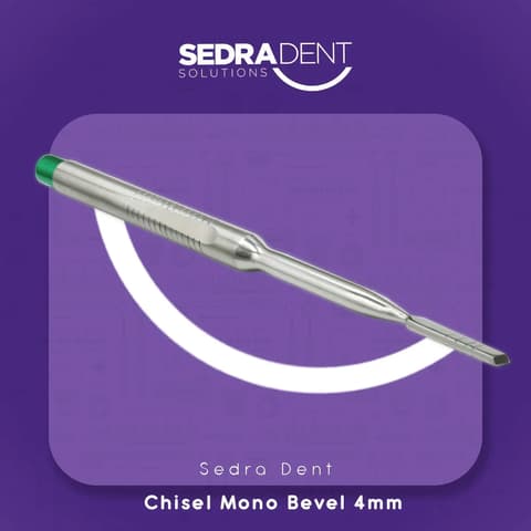 chisel mono bevel 4mm str depth mark